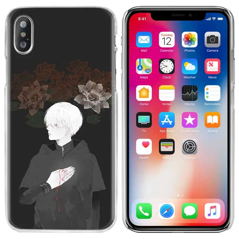 Чехол с рисунком из аниме, жесткий пластиковый чехол для iPhone 11 11Pro XS Max XR X 7 8 6 6s Plus 5 5S SE 5C Fundas Capa