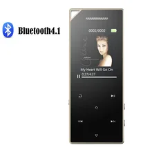 Bluetooth 4,0 MP3 плеер с 1,8 дюйма Цвет Экран Touch Управление Панель 8 GB hifi плеера с FM радио, Запись, электронная книга