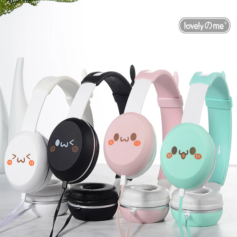 

Cute Headphone Sport Music Earphone Wired Headset Earbuds With Microphone For Oppo Vivo Xiaomi Kid Child Girl Christmas Gift