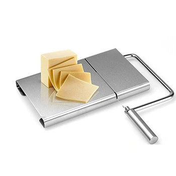 

1PC Stainless Steel Cheese Slicer Butter Cutting Board Eco-friendly Butter Cutter Knife Board Kitchen Tools