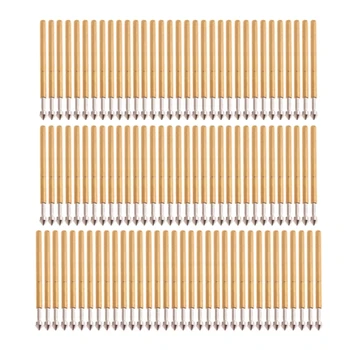 

100 Pcs Spring Test Probe Pogo Pin P75-E2 Dia 1.3mm Length 16.5mm