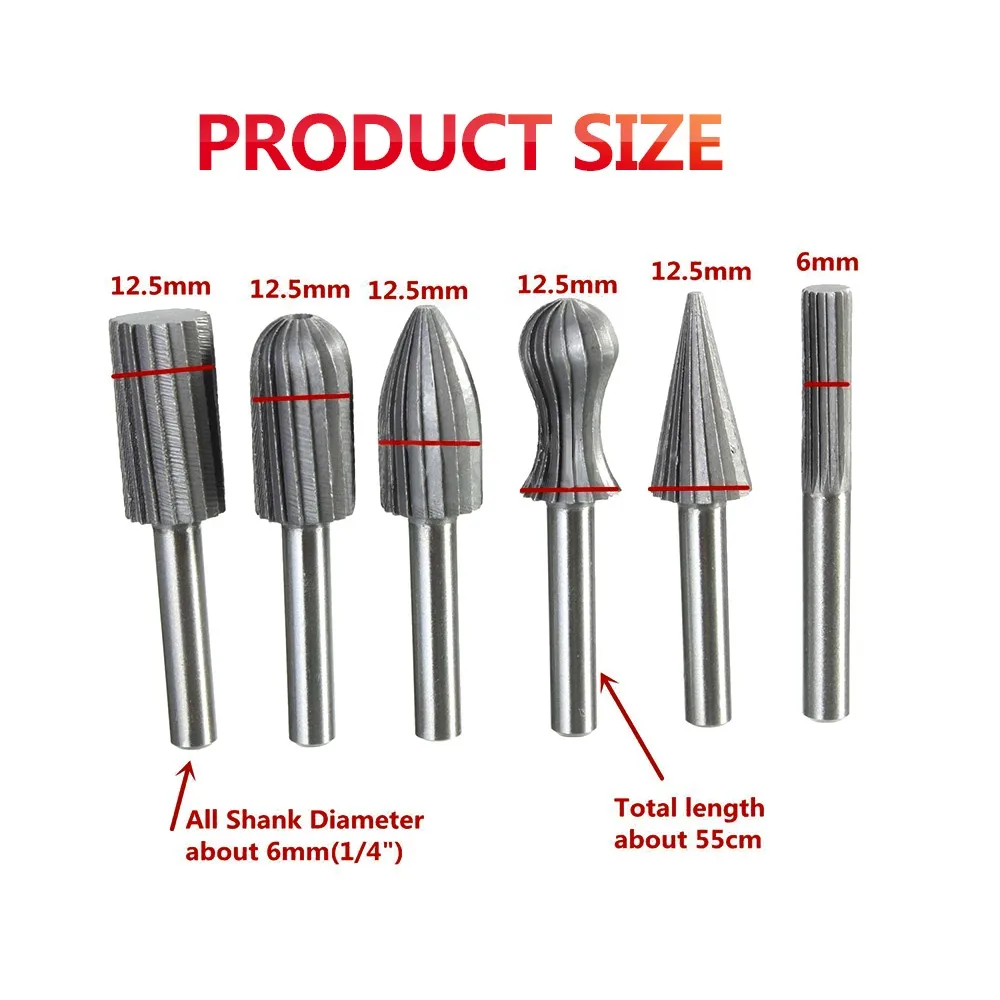 Buy Dremel Rotary Tools 6pcs Carbide Cutter Rasp