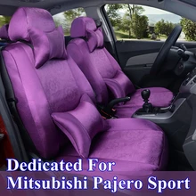 Cartailor чехлы подходят для Mitsubishi Pajero Sport 2011 сиденья указан Ice Шелковый Тюнинг автомобилей мест защиты аксессуары