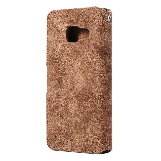 For Samsung Galaxy Feel Sc 04j Case Vintage Nubuck Flip Pu Leather Pho Aqua Cases