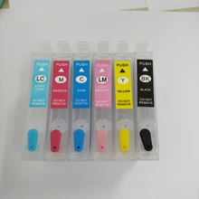 4pcs T0791 refill Ink cartridge For Epson Stylus Photo PX660 P50 PX650 PX700W PX710W PX720WD PX730WD 1400 1410 PX810FW Printer 4pcs T0791 refill Ink cartridge For Epson Stylus Photo PX660 P50 PX650 PX700W PX710W PX720WD PX730WD 1400 1410 PX810FW Printer