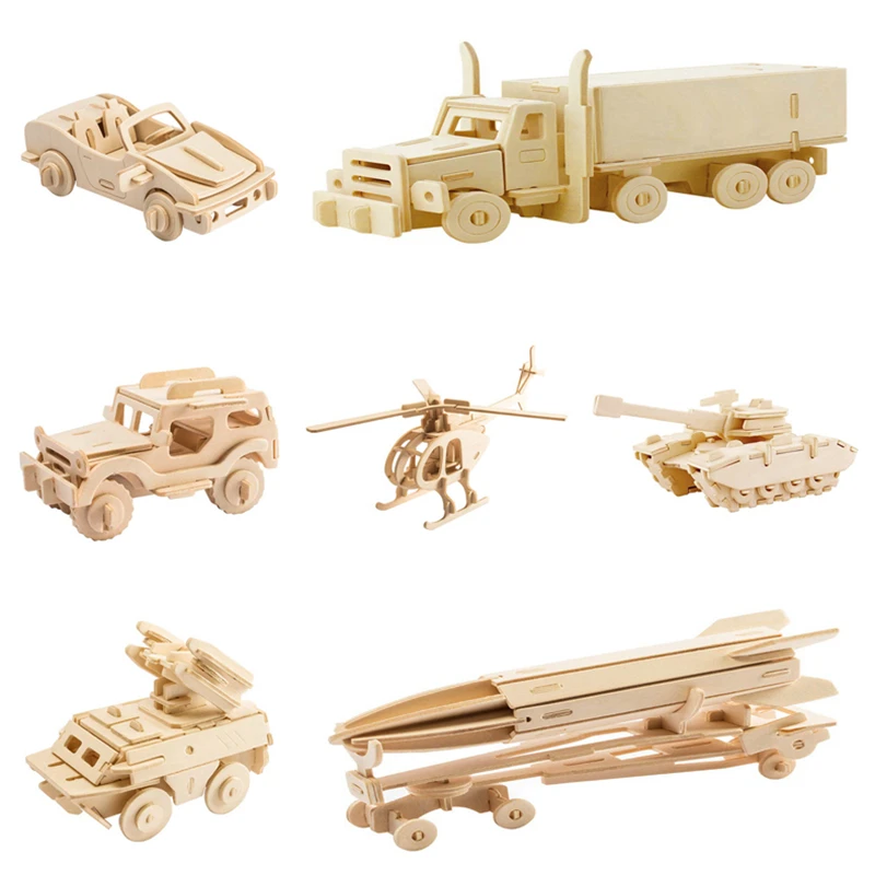 wooden car building kits