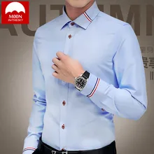 Мужские рубашки из ткани Оксфорд, одноцветная рубашка с длинным рукавом в британском стиле, хлопковые повседневные рубашки с длинным рукавом, тактические деловые рубашки