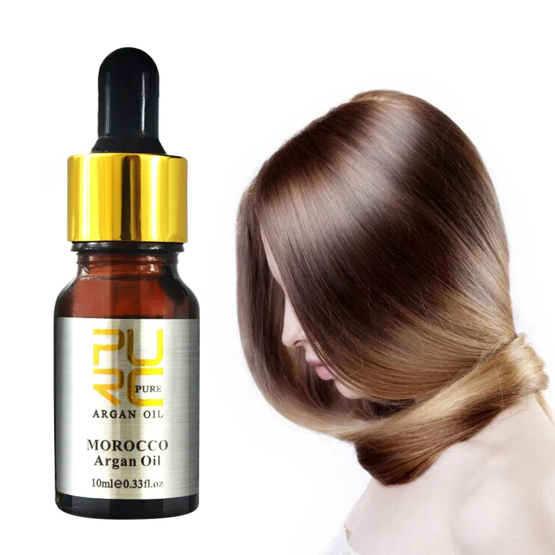 

PURC Morocco Argan Oil Haircare Essential Oil Nourish Scalp Repair Dry Damage Hair Treatment Glycerol Nut Oil Hairdressing TSLM2