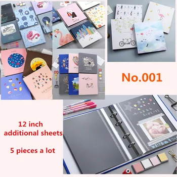 

2018 DIY photo album Additional sheets, 5 pieces a lot (only sheets no album)
