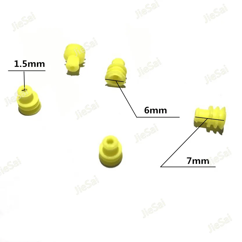 4/5/6 мм Водонепроницаемый автомобильной проволокой автомобильного разъема уплотнение Водонепроницаемый кольцо Водонепроницаемый Plug полная сердечник силиконовая оболочка уплотнение штекер