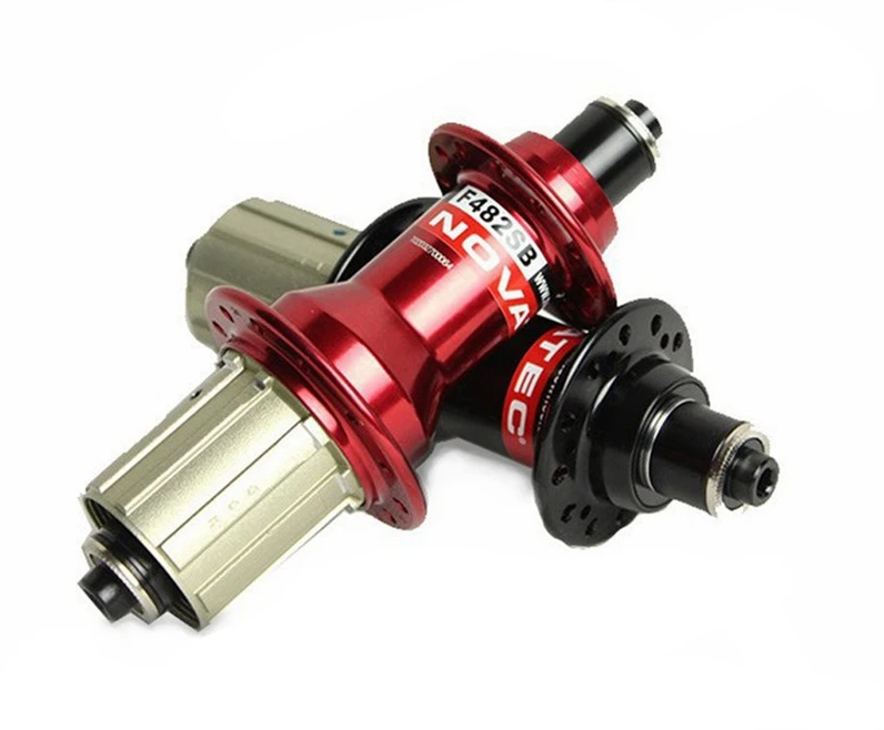 Novatec A291SB SL/F482SB SL BK road bike Super light hubs Front 100mm