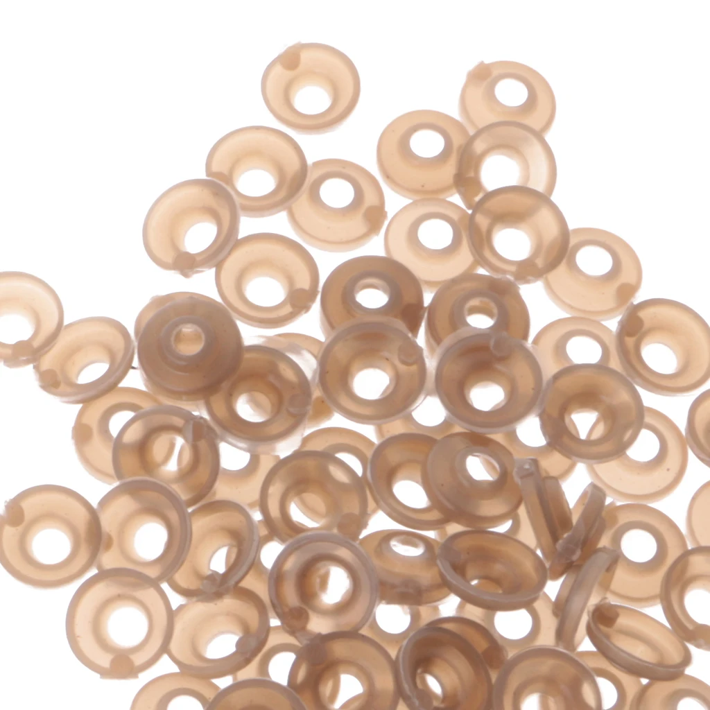400 Pieces 9/11/15/20mm Plastic Safety Eyes Nose Washer BACK For Bear Doll DIY Craft DIY Apparel Sewing Craft Supplies
