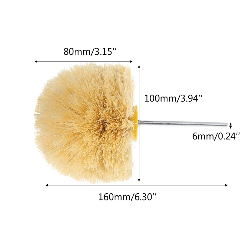 Щетка для удаления заусенцев из сизальной проволоки, шлифовальная полировка, Грибное колесо, хвостовик для мебели, деревянная скульптура, роторный инструмент для сверления