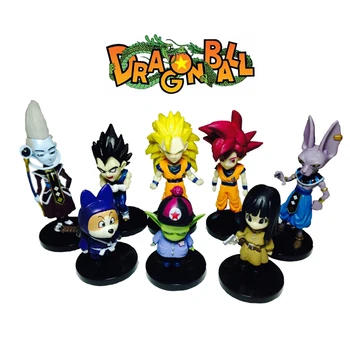 

8pcs/LOT 6-10cm Japanese anime figure Dragon ball Z Figurines Brinquedos PVC Action Figures Juguetes Collection Model Kids Toy