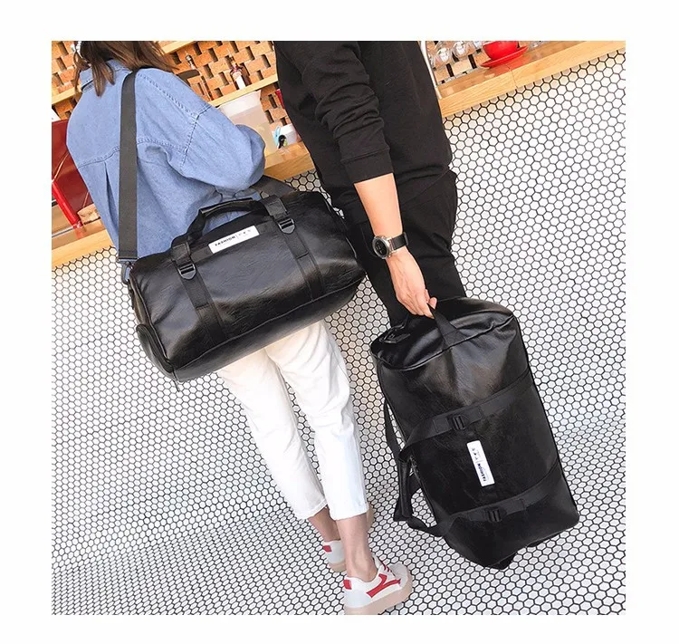 

PU business travel bag large capacity short-distance luggage bag gym bag