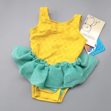 Купальный костюм для маленьких девочек от 0 до 3 месяцев, летний Цельный купальник, купальный костюм для младенцев, плавательный костюм, костюм для младенцев