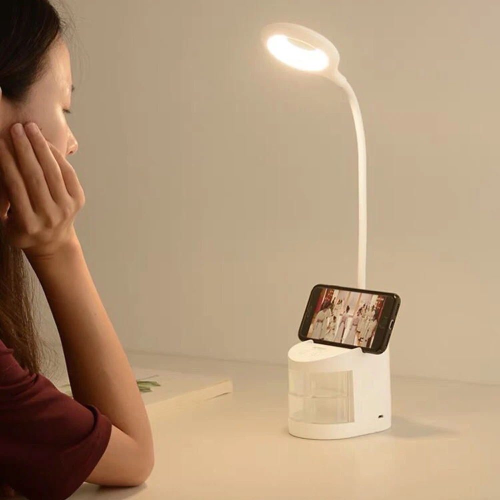 

5V USB LED Desk Lamps reading Eye-protected Lamp For Bedroom Led Light 4 -mode Touch Switch 18650 LED Desk Lamps