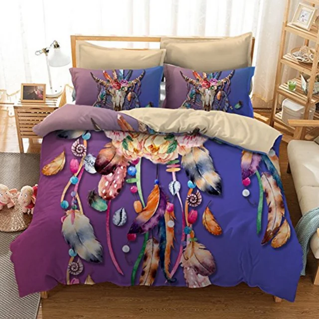 Fan Aijia Dreamcatcher Bedding Sets Comforter Bohemia 3pcs Duvet Fan Aijia Dreamcatcher Bedding Sets Comforter Bohemia 3pcs Duvet Cover Set Bedsheet Pillowcase Queen King