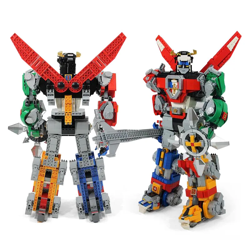 

Lepin 16057 Movie Transformation Change Robot Model Building Blocks Action Figure Brick 21311 Deformation Robot The Voltron King