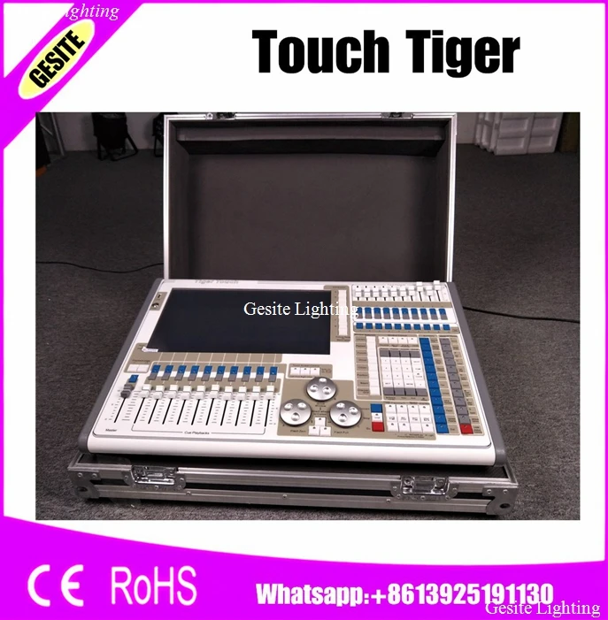 

Tiger Touch Controller Stage Light,DMX Controller LED Stage Lighting 2048/4096 DMX Channels DMX512 console With Flight case