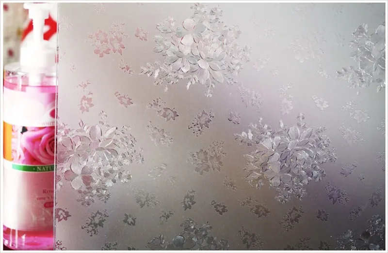 Frosted UV static cling 60cm x 300cm living room sliding door