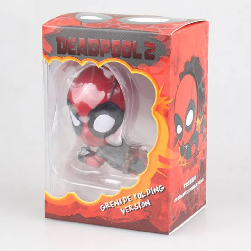 

Marvel DeadPool Cute Bubble Head Lying Ver. PVC Figure Model Toys