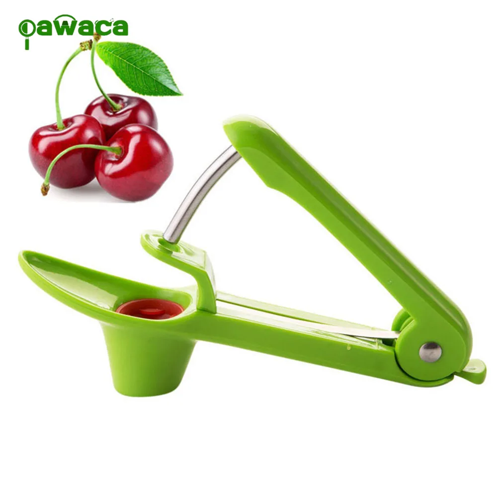 1Pcs Useful Stainless Steel Cherry Pitter Fruit Core Seed Remover Tools