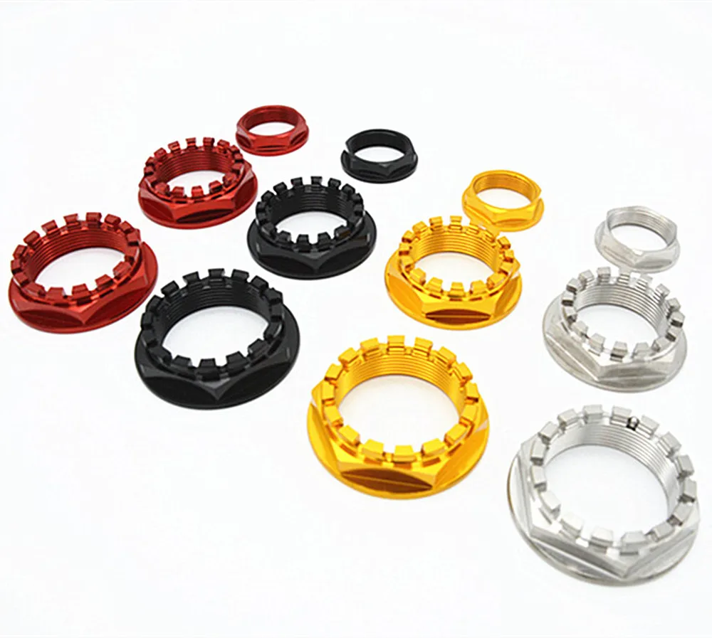 

3PCS Front and Rear wheel axle nut CNC Racing 7075 Aluminum for Ducati