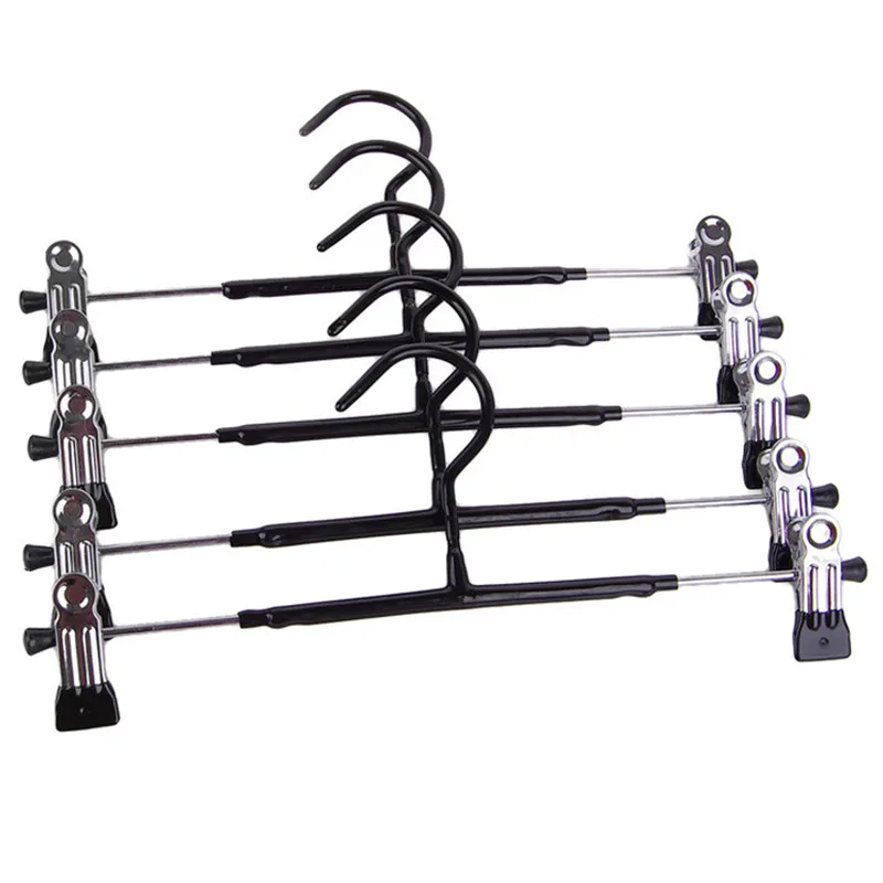 

5Pcs/set Stainless Steel Clip Clothes Stand Hanger Pants Clothes Adjustable Pinch Grip Drop Shipping