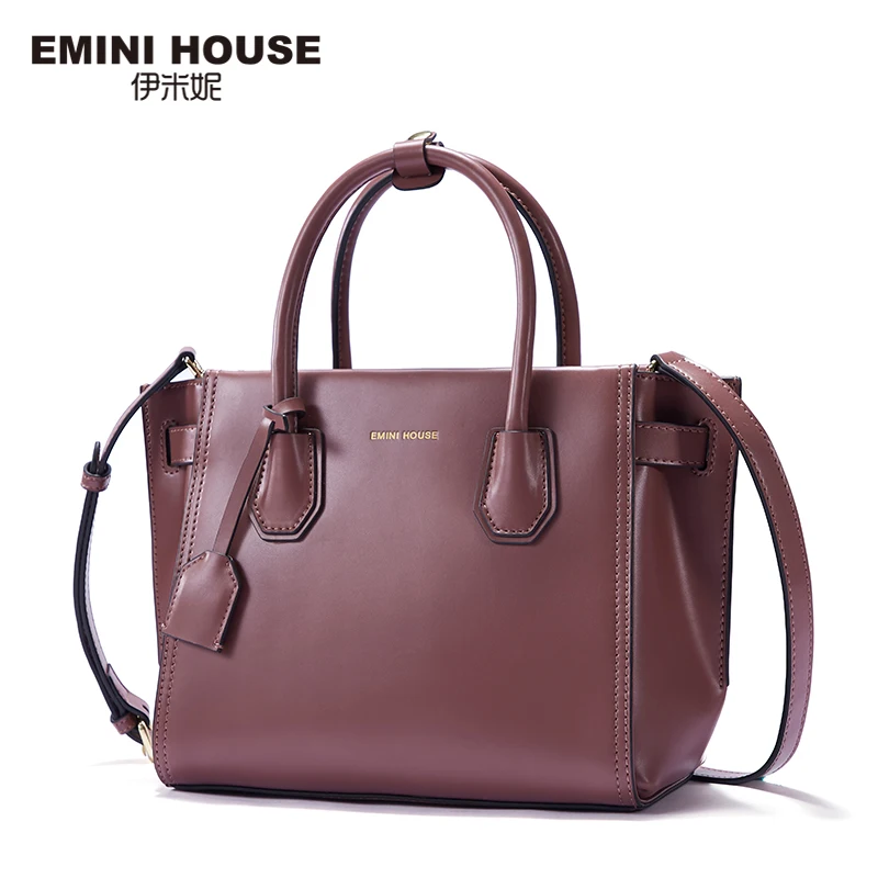 EMINI HOUSE модная сумка Роскошные сумки женские дизайнерские через плечо из спилка