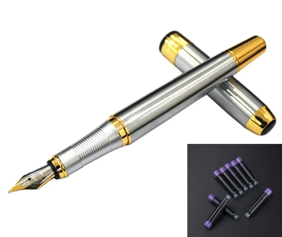 Ручка перьевая jinhao 250 с чернильным пером металлическая | Канцтовары для офиса и
