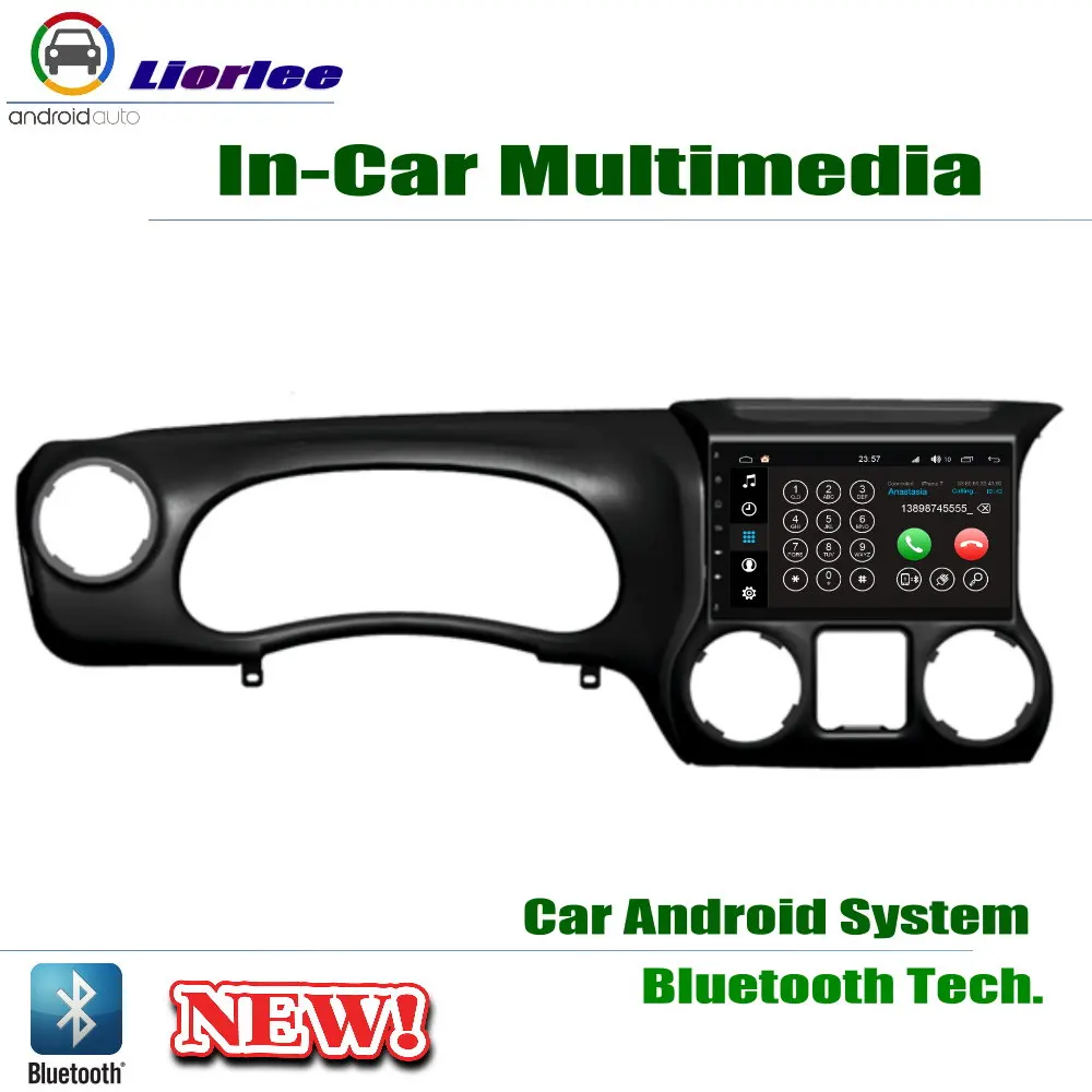 Discount 10.1" HD 1080P IPS LCD Screen Android 8 Core For Jeep Wrangler 2011~2018 Car Radio BT 3G/4G WIFI AUX USB GPS Navi Multimedia 5