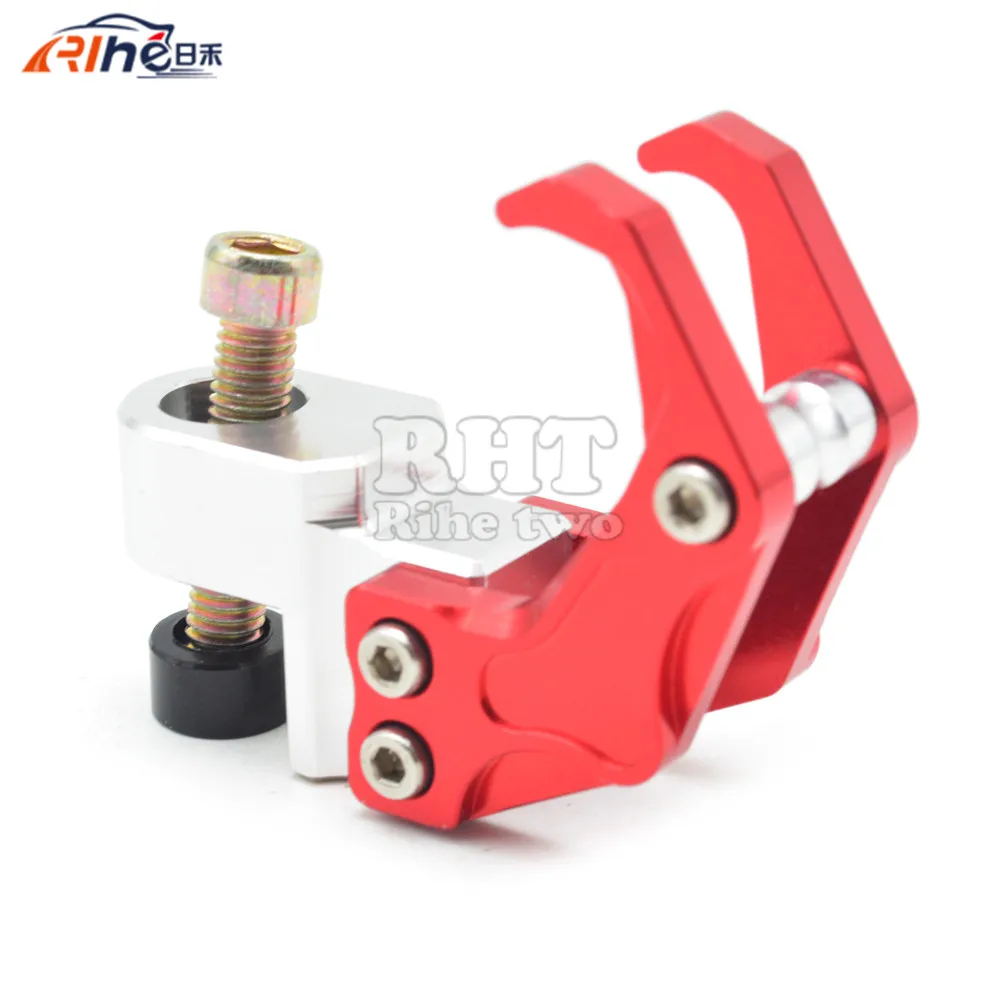 7/8" 22mm Motorcycle Handlebar Hook Red Luggage Helmet Hanger For Honda