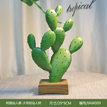 

Cactus column resin creative home furnishings TV cabinet room Home wine cabinet display props column resin gift