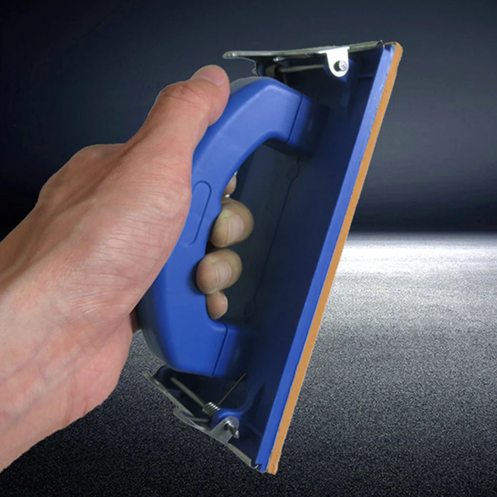 

Cloth Paper Holder Polishing Rack Sand Sanding Plastic Sponge Shelf Frame Tool Hand-held Flat Grinding Wall Home Improvement