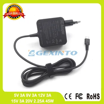 

20V 2.25A laptop ac adapter charger for LG Gram 15Z970 for Xiaomi Air 12.5" 13.3" New MacBook 12-inch 2015 2016 Type C EU plug