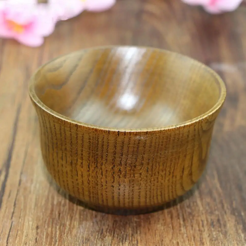 

100ML Handmade Wooden Round Cup Mug Tea Wine Coffee Drinking Container Holder Drinkware Useful