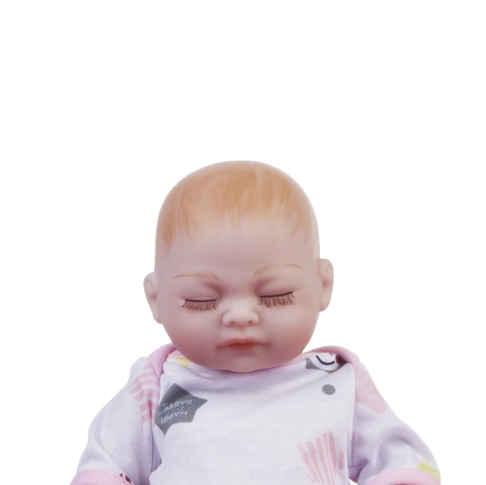 

25CM Full Body Silicone Reborn Baby Dolls Alive Lifelike Open Eyes Dolls Realistic Bebe Reborn Babies Boy Toys for Kids