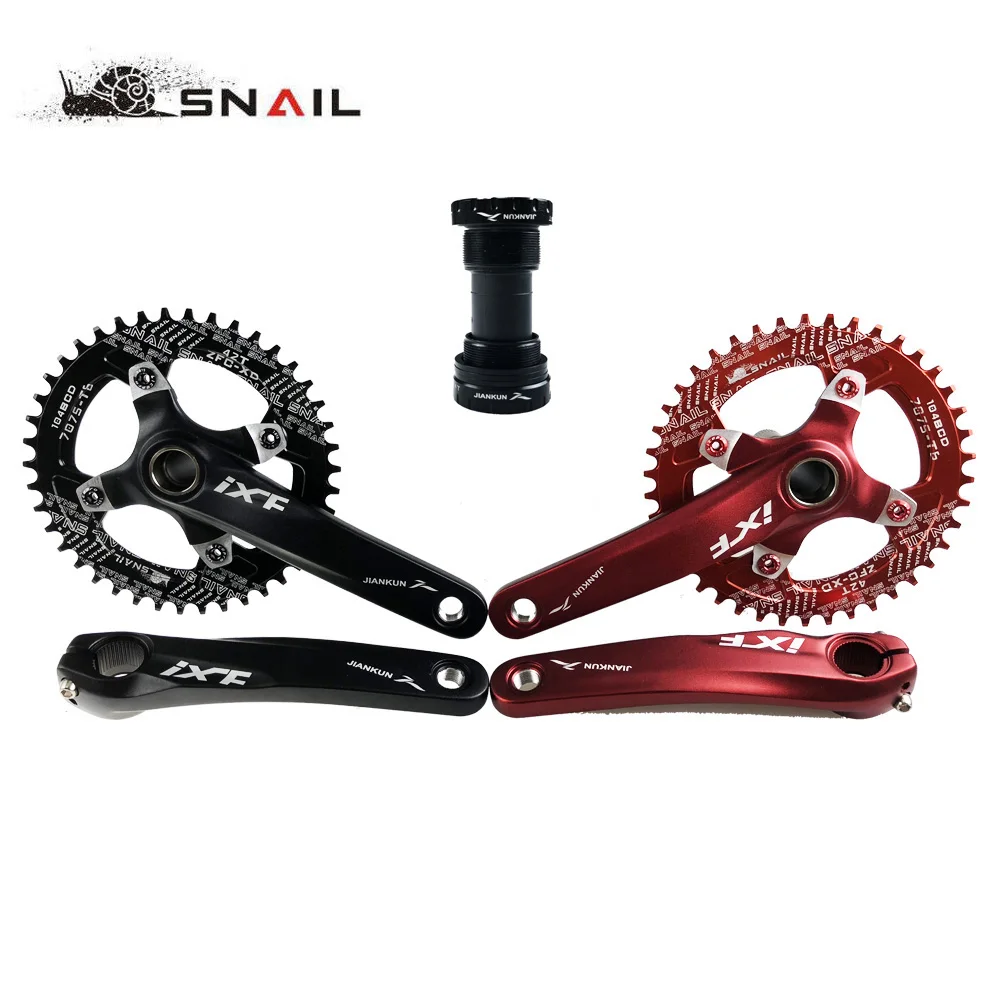 US Crank set 9/16in Pedal Single/Double/Triple 104bcd MTB Road Bike Crankset