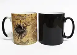 Креативные подарки Волшебные кружки Гарри горячий напиток изменяющая цвет чашка кружка Поттер Мародеры Карта озорной управляемой вина