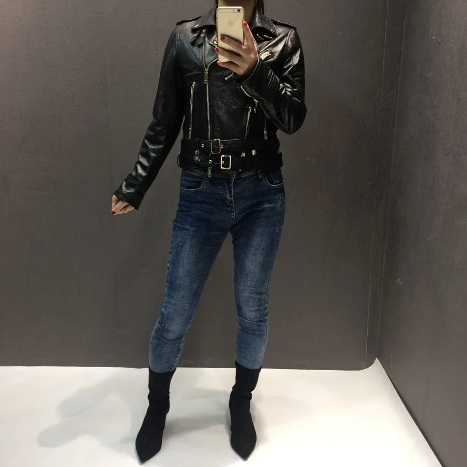 women genuine leather sheepskin jacket (6)