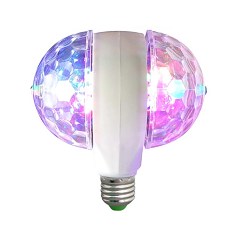 Звездный волновой светильник RGB светодиодный вращающийся 6 Вт с двойной головкой