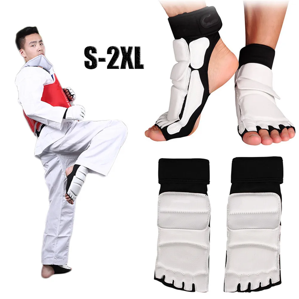 

1 Pair Adult Child Taekwondo Foot Protector Ankle Support Fighting Foot Guard Kickboxing Boot Foot Protect