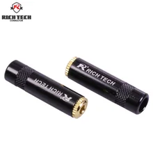 1 шт. гладкий черный Jack 3,5 мм аудио разъем 3,5 мм 3 полюс стерео разъем позолоченный разъем провода наушники "сделай сам"