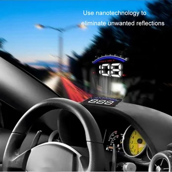 

Universal Car Hud Head Up Display OBD 2 Speedometer Overspeed Car Alarm Auto Windshield Projector Car Electronics