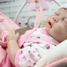 Новинка, 50 см, полностью силиконовая Реалистичная кукла-Реборн,, детские куклы, модная Кукла, рождественский подарок, подарок на год