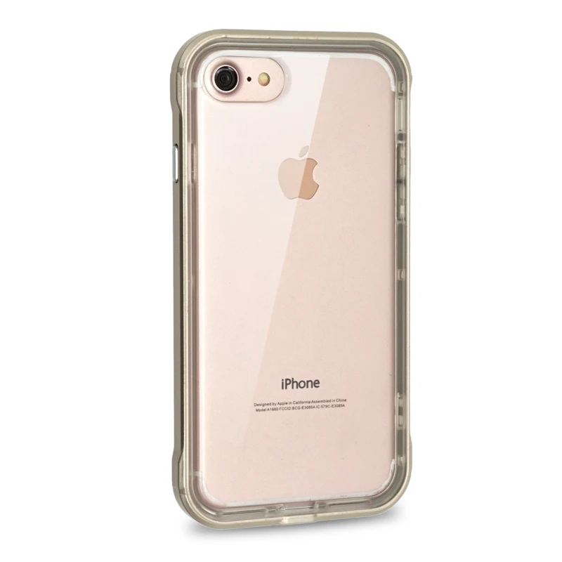 Portefeuille For iPhone 7 plus Case Shockproof PC TPU Protective Shock Proof Luxury Gold Cover For Phone 7plus Coque Accessories (72)
