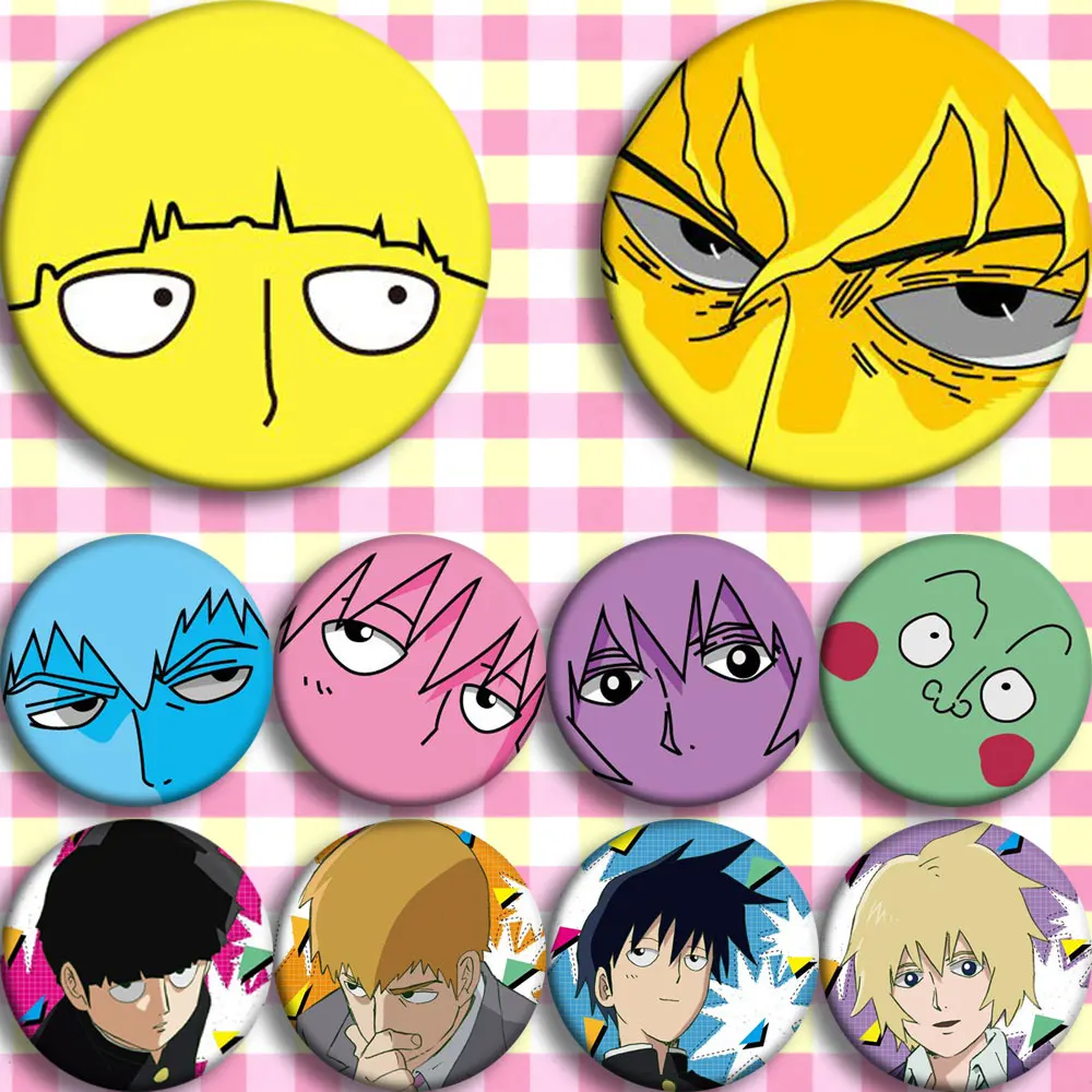 Mob Psycho 100 Mobu Anime Handmade Plush Doll Toy Keychain Gift Cos Japanese