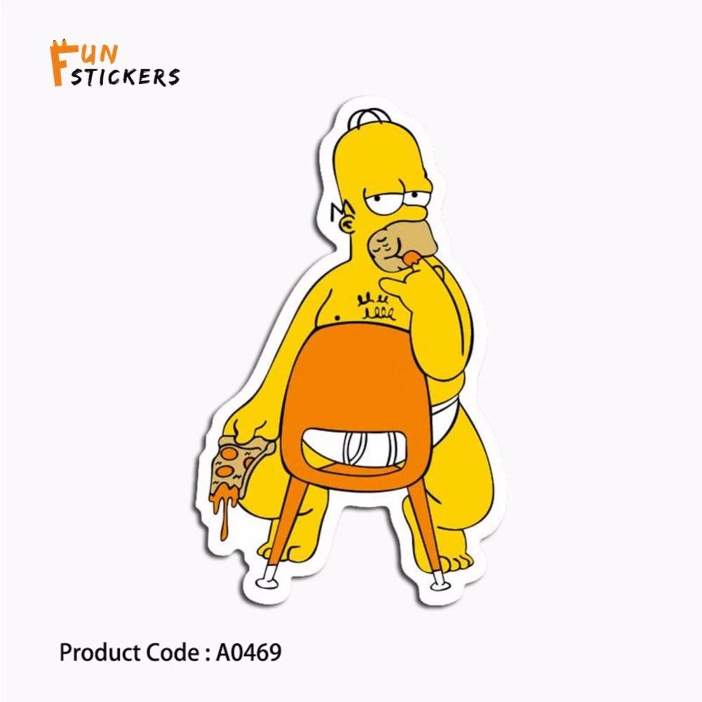 シンプソンベンチ食べるピザおかしい漫画のキャラクター防水ステッカーのラップトップ携帯電話ギタースケートボード荷物ステッカー A0469 ステッカー Aliexpress シンプソンベンチ食べるピザおかしい漫画のキャラクター防水ステッカーのラップトップ携帯電話ギタースケートボード荷物ステッカー A0469 ステッカー Aliexpress