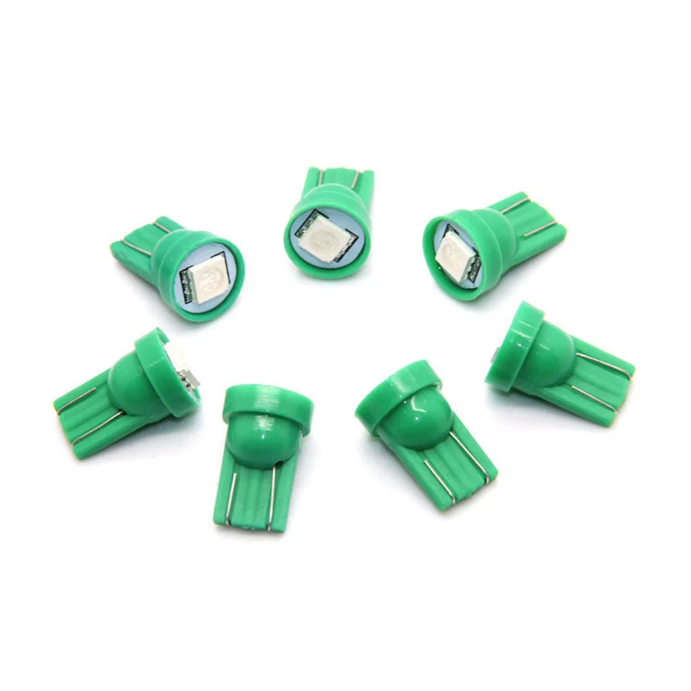Autodragon 100 шт. AC6V Автомобильные светодиодные лампы 194 w5w #555 1 SMD LED AC6.3V без фиксации